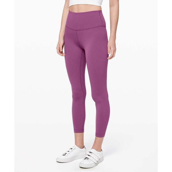 Lululemon Align Pant II 25" Size 2 Plum Nulu EUC - Picture 2 of 7